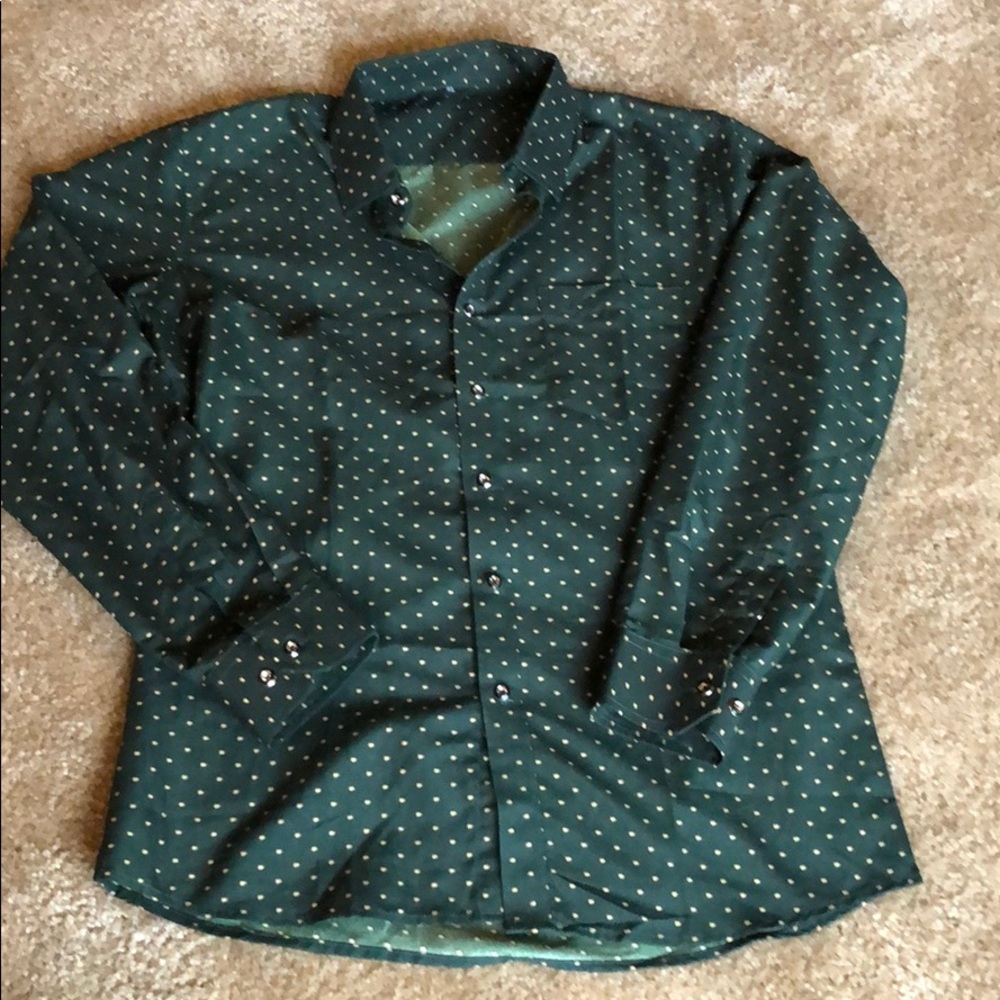 Dark green mens button down!